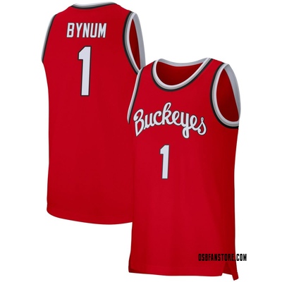 Men's Amare Bynum Ohio State Buckeyes Replica Retro Basketball Jersey - Scarlet