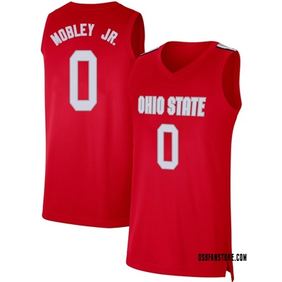 Men's John Mobley Jr. Ohio State Buckeyes Limited Retro Basketball Jersey - Scarlet
