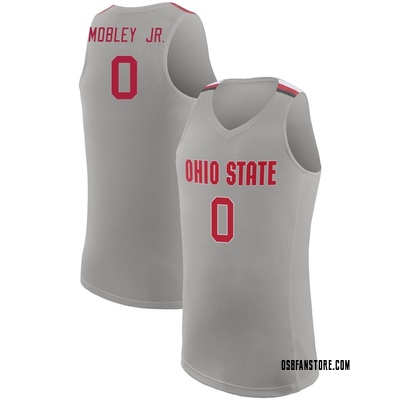 Men's John Mobley Jr. Ohio State Buckeyes Replica Basketball Jersey - Gray