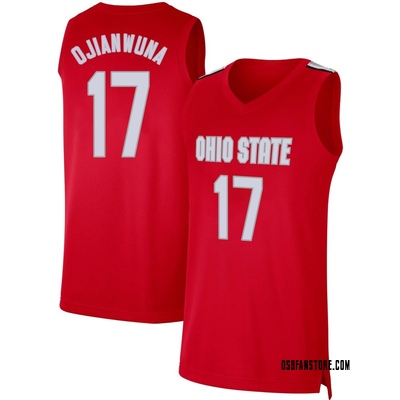 Men's Josh Ojianwuna Ohio State Buckeyes Limited Retro Basketball Jersey - Scarlet