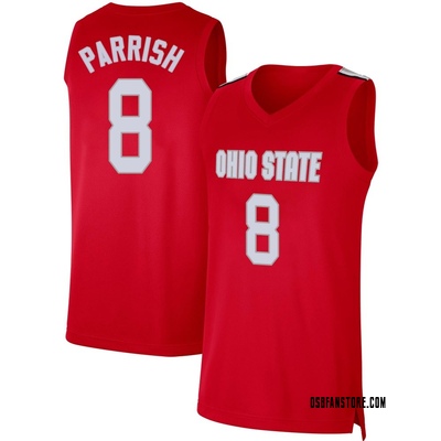 Men's Micah Parrish Ohio State Buckeyes Limited Retro Basketball Jersey - Scarlet