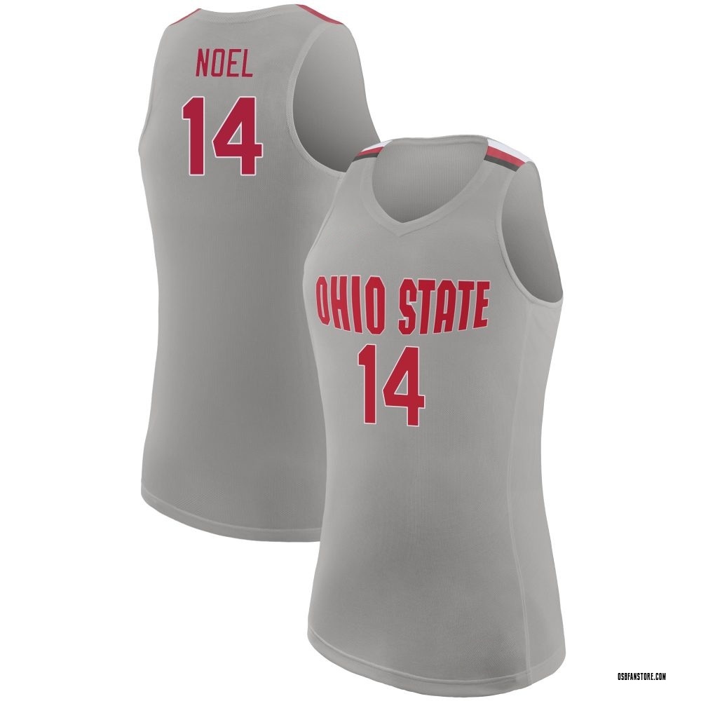 Women's Brandon Noel Ohio State Buckeyes Replica Basketball Jersey - Gray