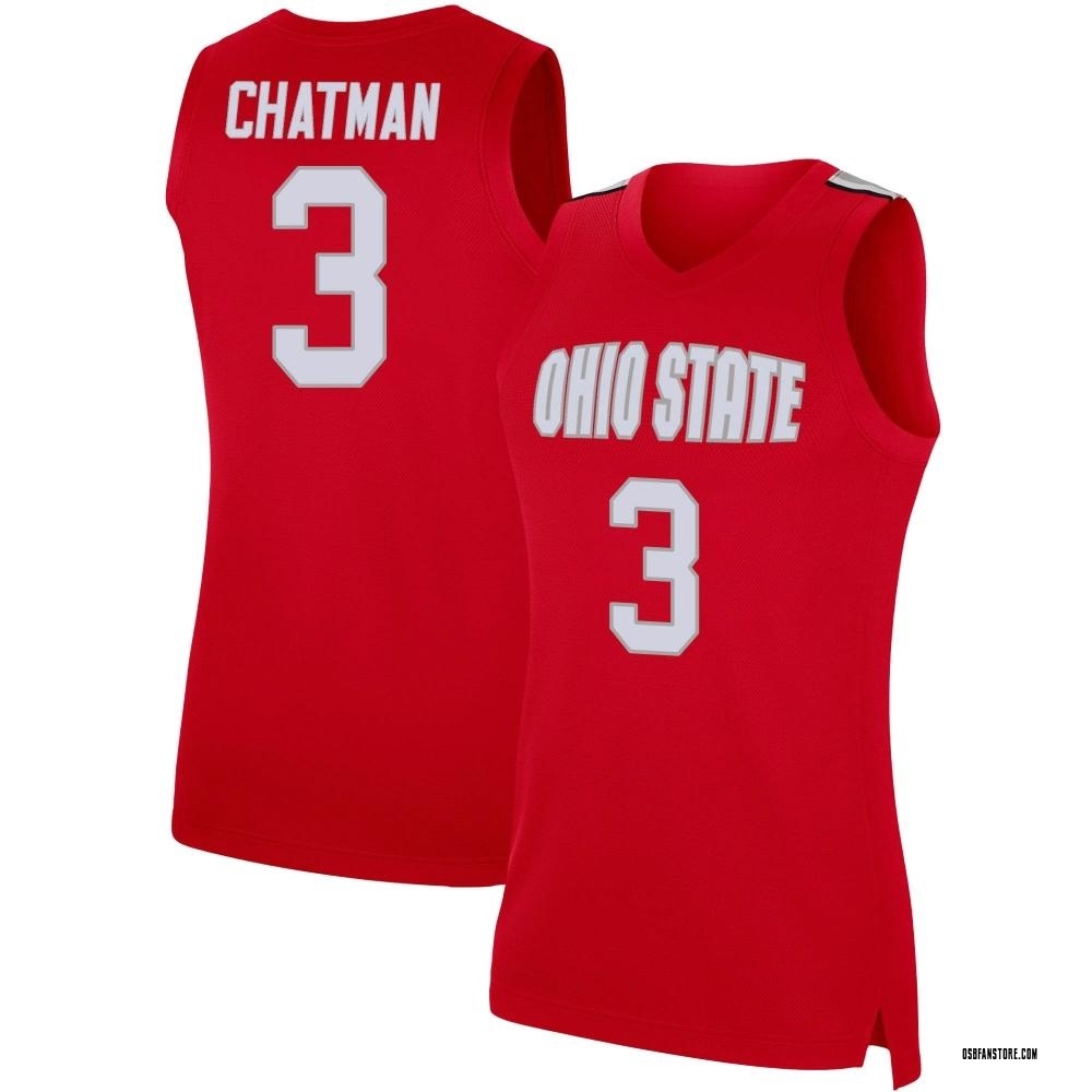 Women's Taison Chatman Ohio State Buckeyes Replica Basketball Jersey - Scarlet