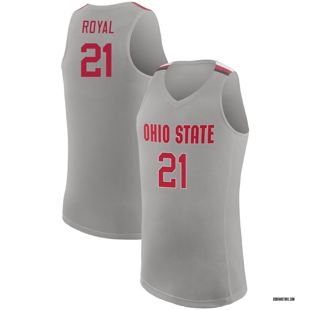 Youth Devin Royal Ohio State Buckeyes Replica Basketball Jersey - Gray
