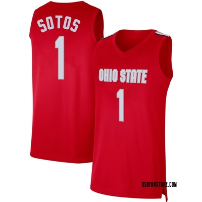 Youth Jimmy Sotos Ohio State Buckeyes Limited Retro Basketball Jersey - Scarlet