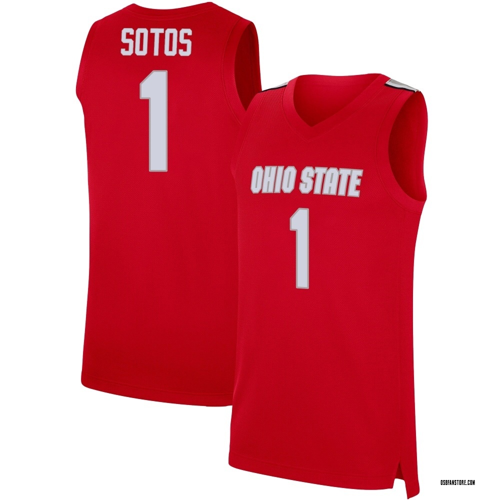 Youth Jimmy Sotos Ohio State Buckeyes Replica Basketball Jersey - Scarlet