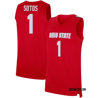 Youth Jimmy Sotos Ohio State Buckeyes Replica Basketball Jersey - Scarlet