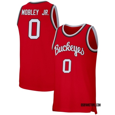 Youth John Mobley Jr. Ohio State Buckeyes Replica Retro Basketball Jersey - Scarlet