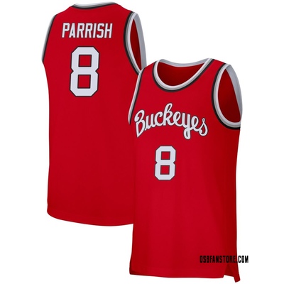 Youth Micah Parrish Ohio State Buckeyes Replica Retro Basketball Jersey - Scarlet