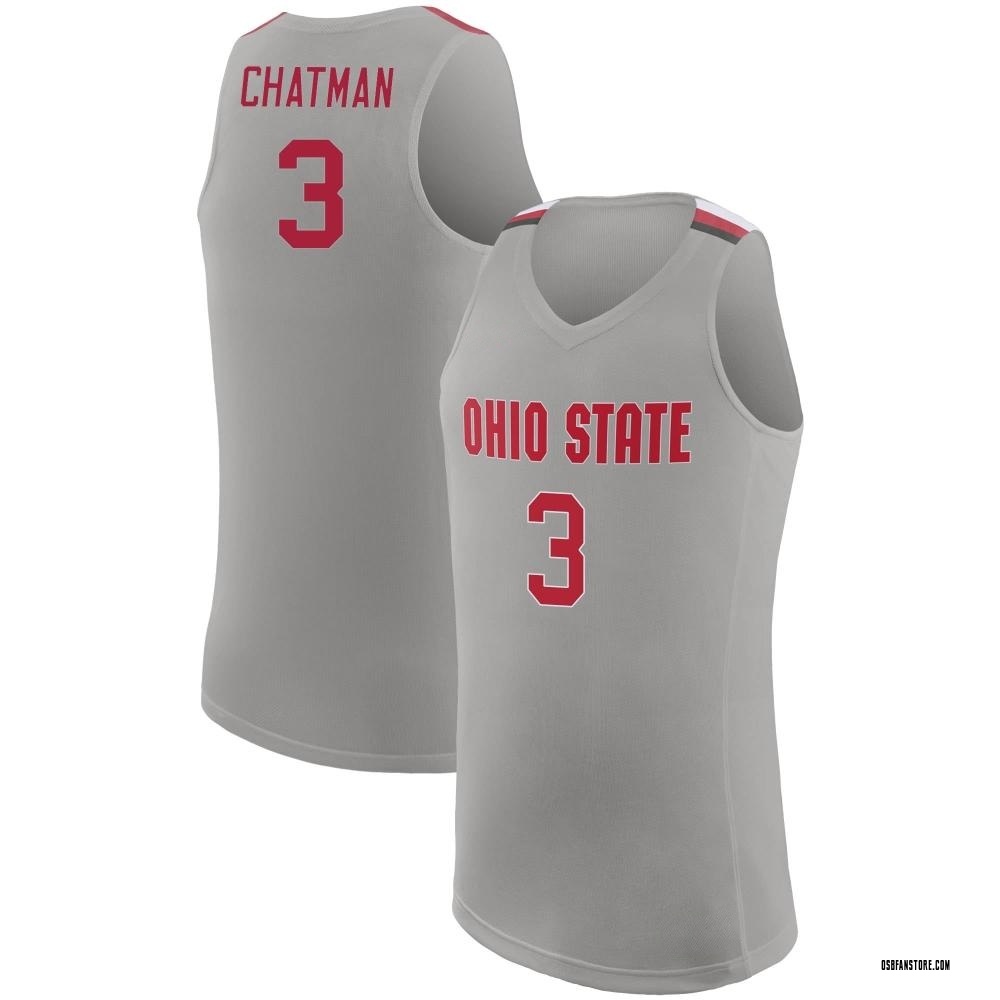 Youth Taison Chatman Ohio State Buckeyes Replica Basketball Jersey - Gray