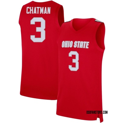 Youth Taison Chatman Ohio State Buckeyes Replica Basketball Jersey - Scarlet